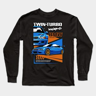 Twin-Turbo GTR E46 Long Sleeve T-Shirt